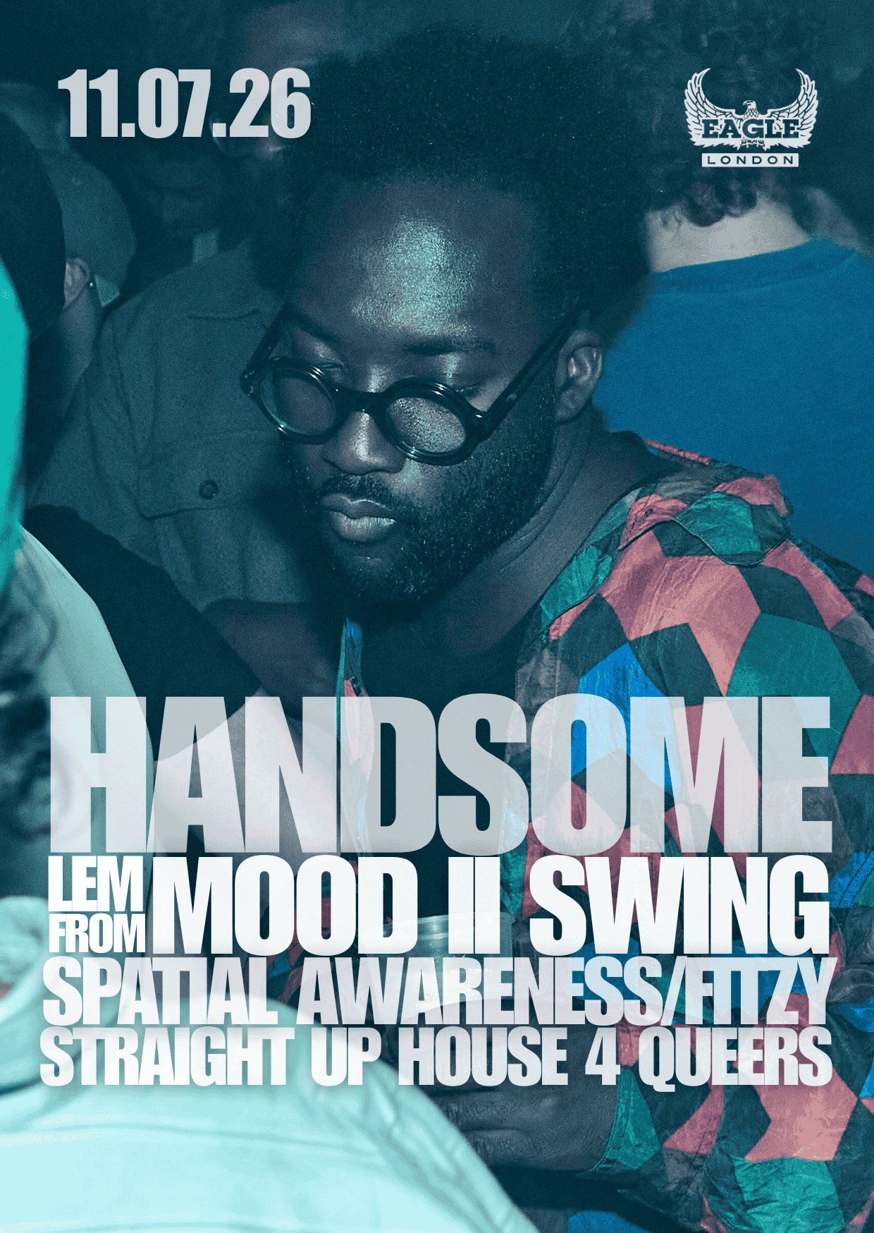 Handsome (Lem from Mood II Swing) event poster