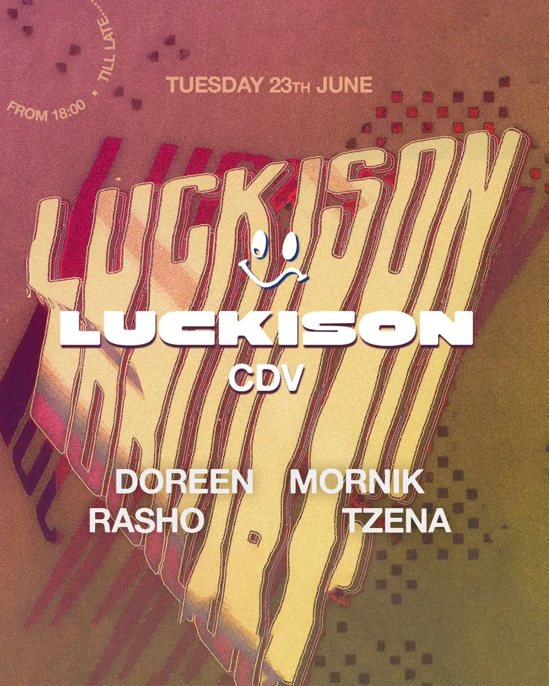 LuckIsOn event poster