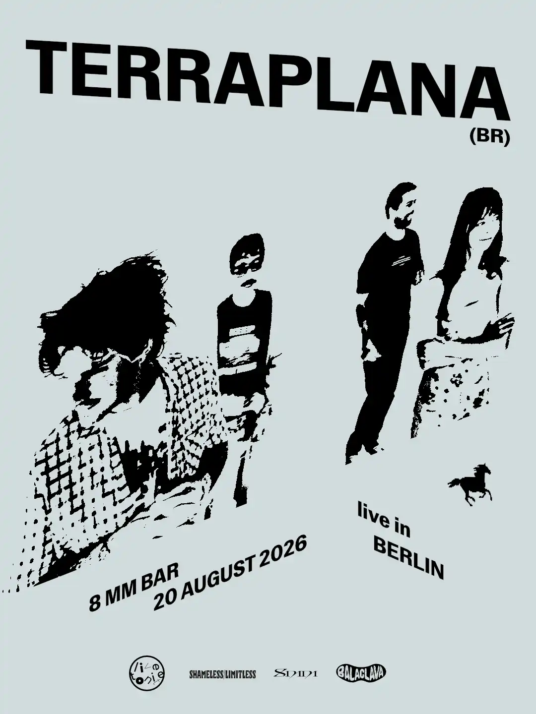 8MM & Shameless/Limitless present: terraplana event poster