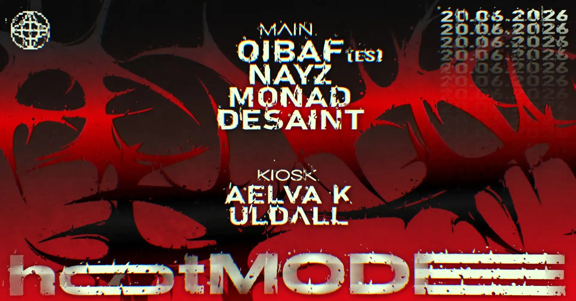 MODULE X hotMODE event poster