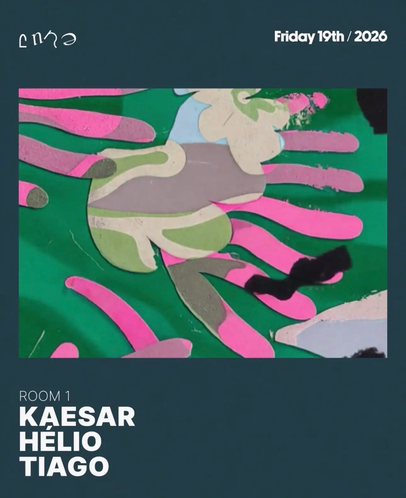 Ministerium Club // Kaeser, Tiago & Hélio event poster
