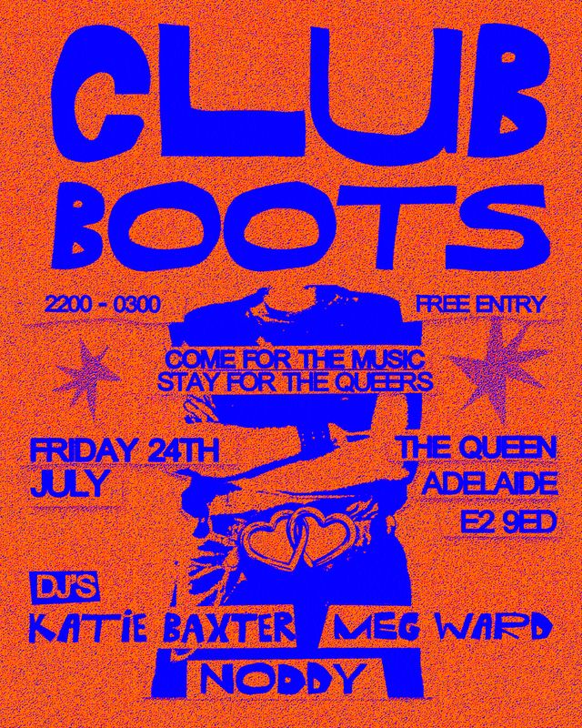CLUB BOOTS: VOL I event poster
