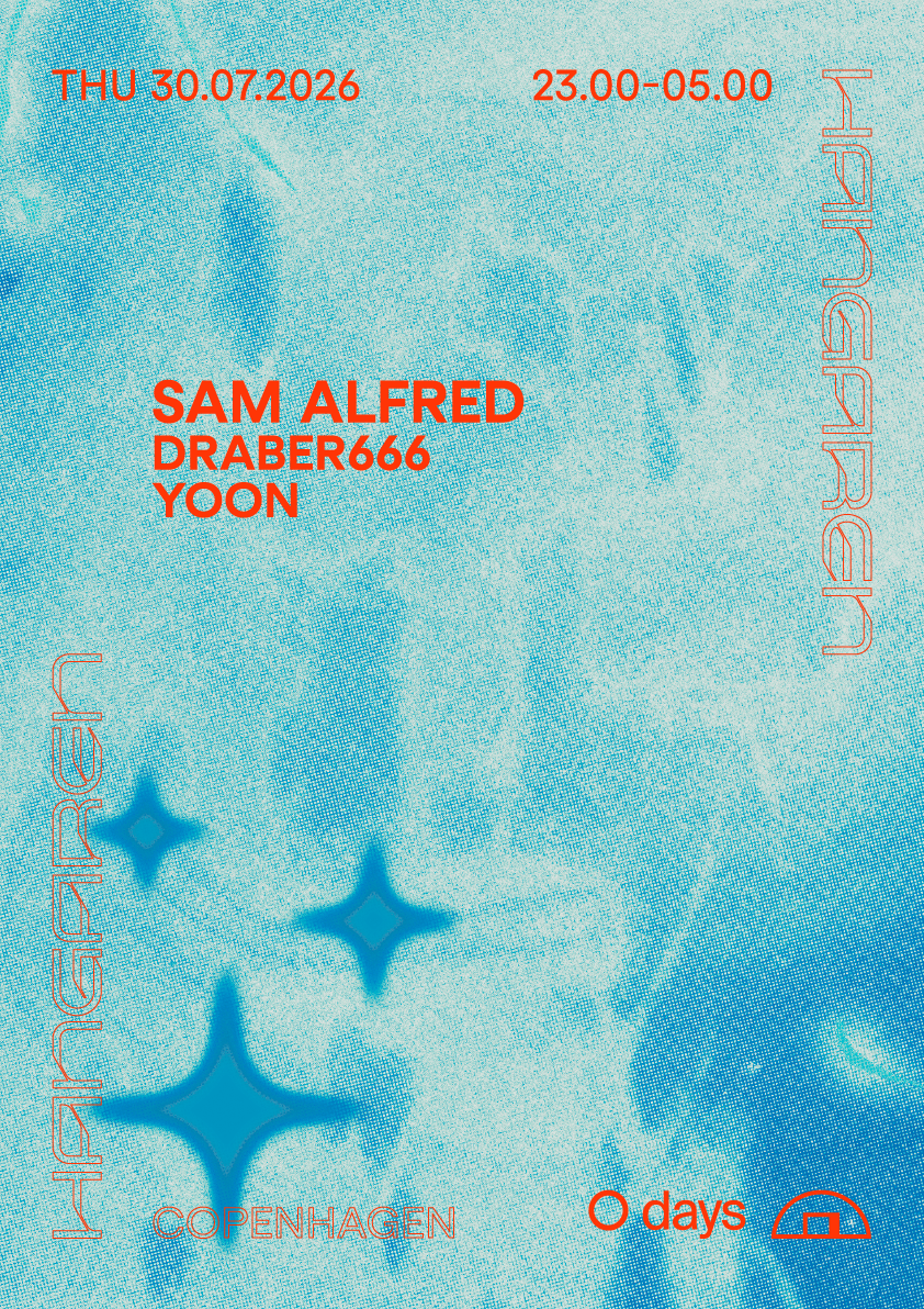Sam Alfred, DRABER666, YOON event poster