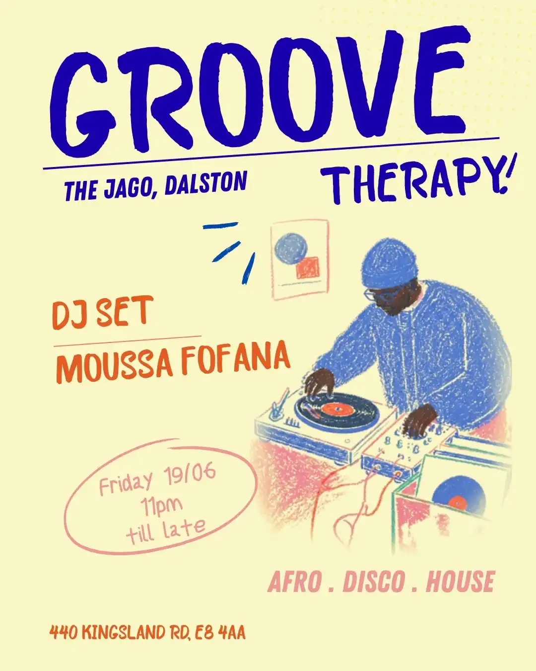 Groove Therapy event poster
