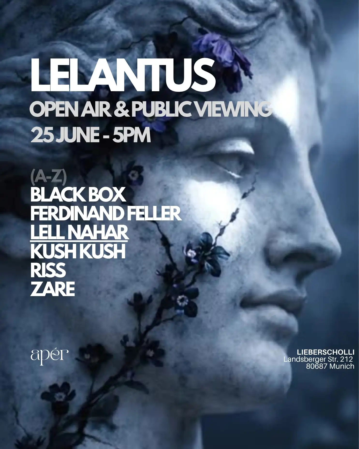 Lelantus - OPEN AIR & FOOTBALL PUBLIC VIEWING event poster