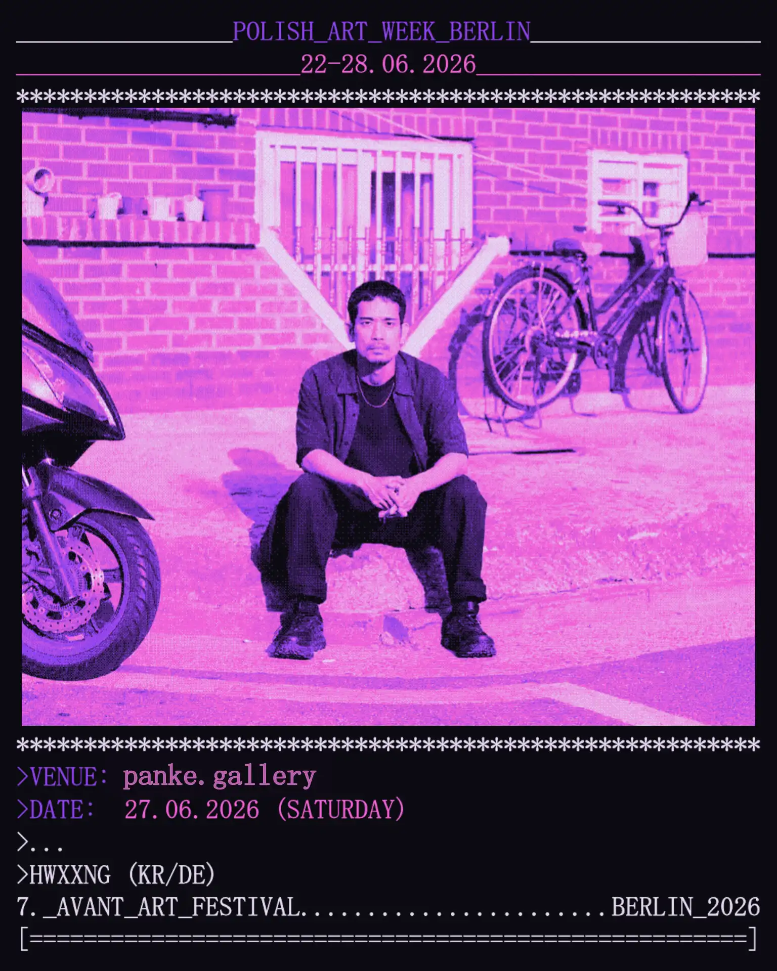 HWXXNG (KR/DE) / The Gospels of Aerial by Women-Antennas (art exhibition) event poster