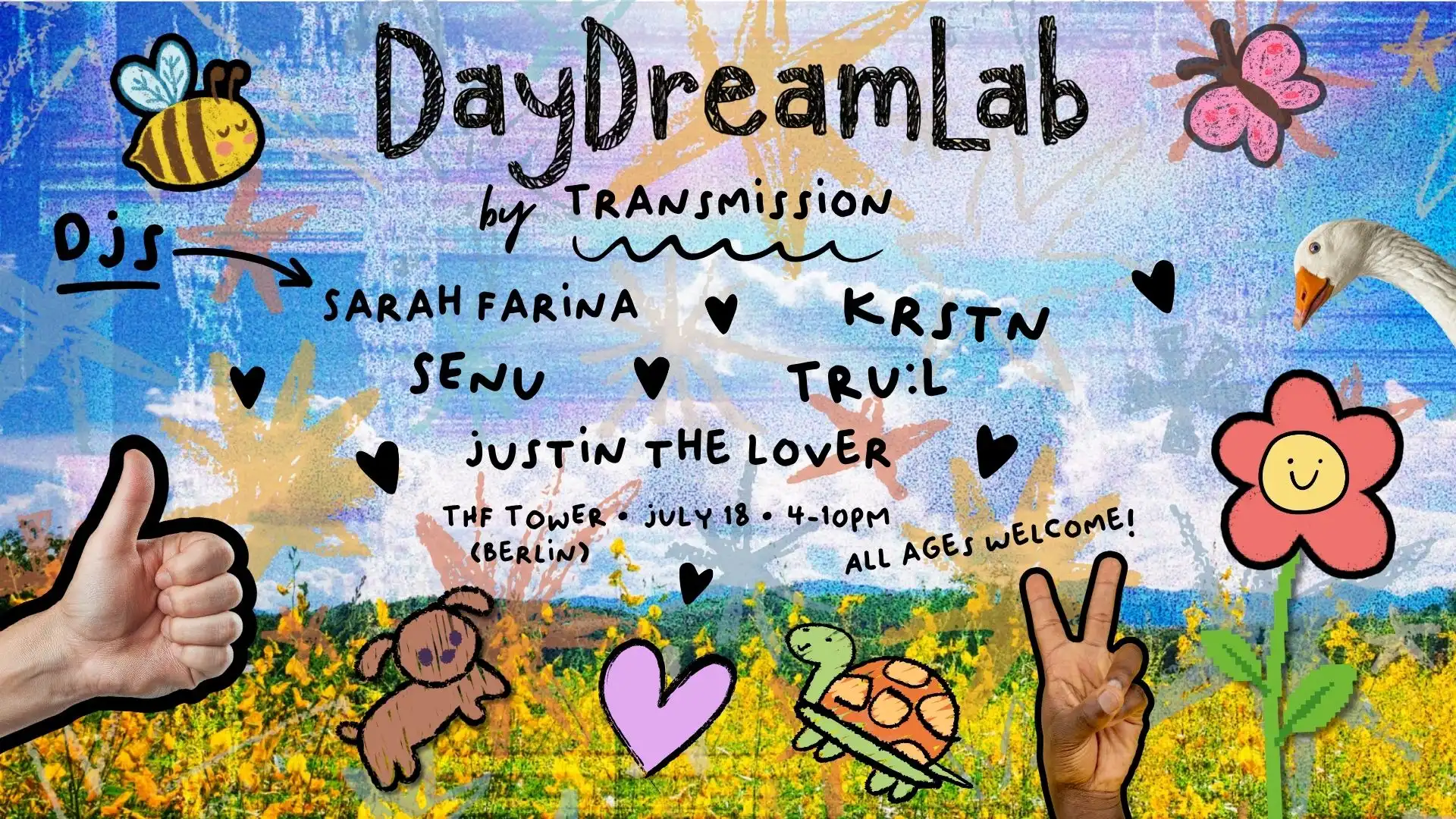 Sky Sounds: DayDreamLab by Transmission – Rooftop Open Air event poster