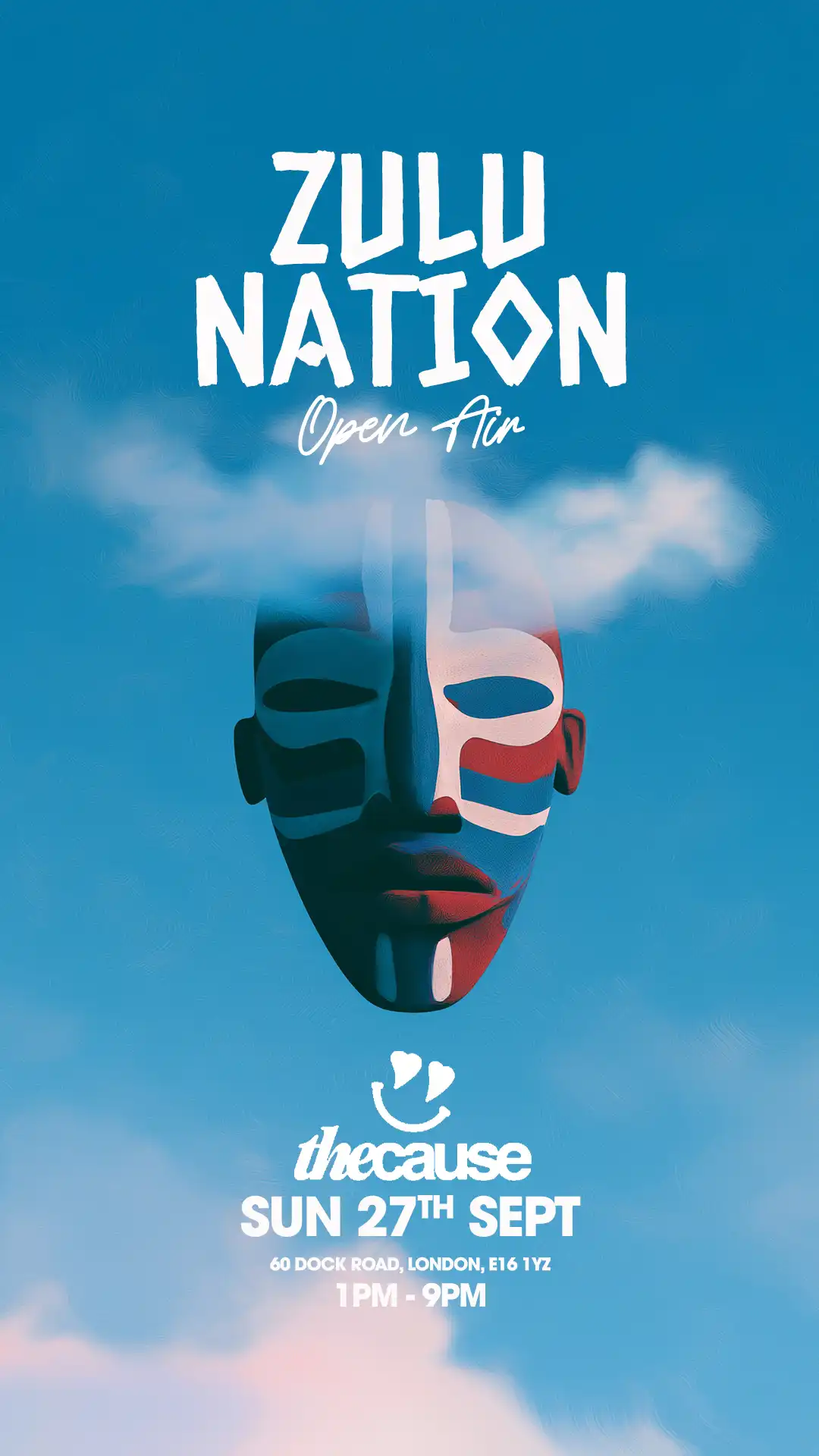 Zulu Nation - All White Party event poster